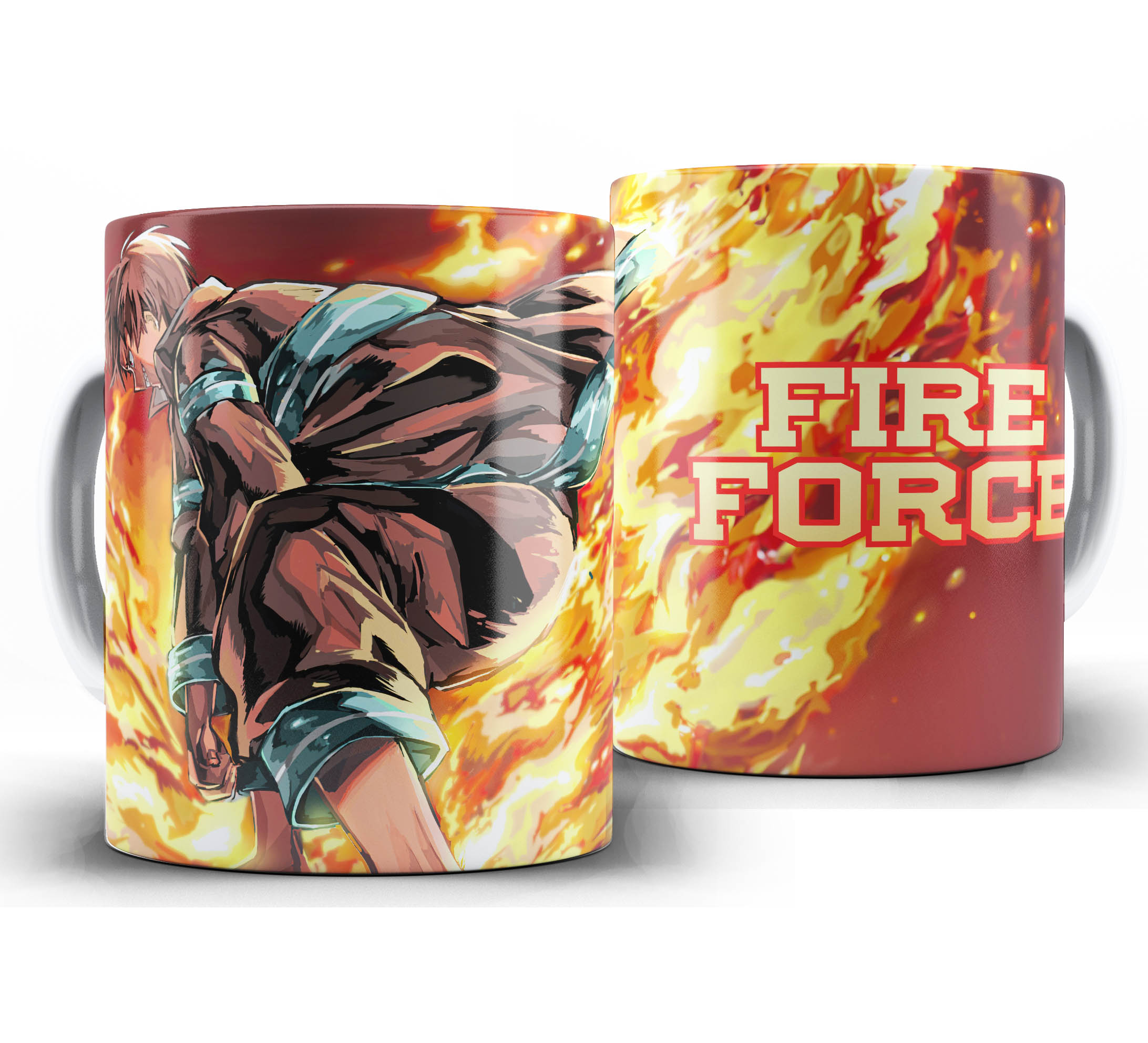Caneca Anime - Fire force - Explosao Adolla